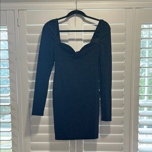 Elegant Black Long Sleeve Dress